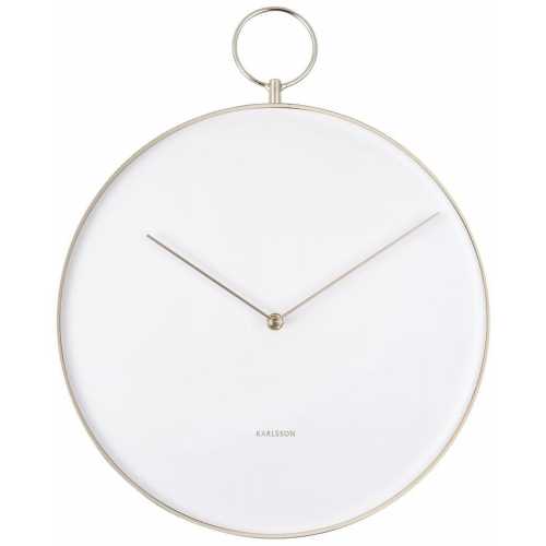 インテリア時計 KARLSSON wall clock HOOK Karlsson Hook Wall Clock - White
